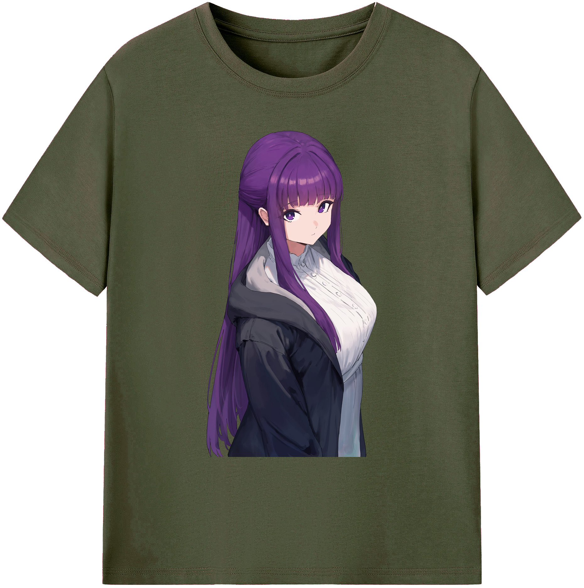 （画像用） 葬送のフリーレン Frieren 綿100％ メンズ半袖Tシャツ｜肌触りやわらか＆通気性